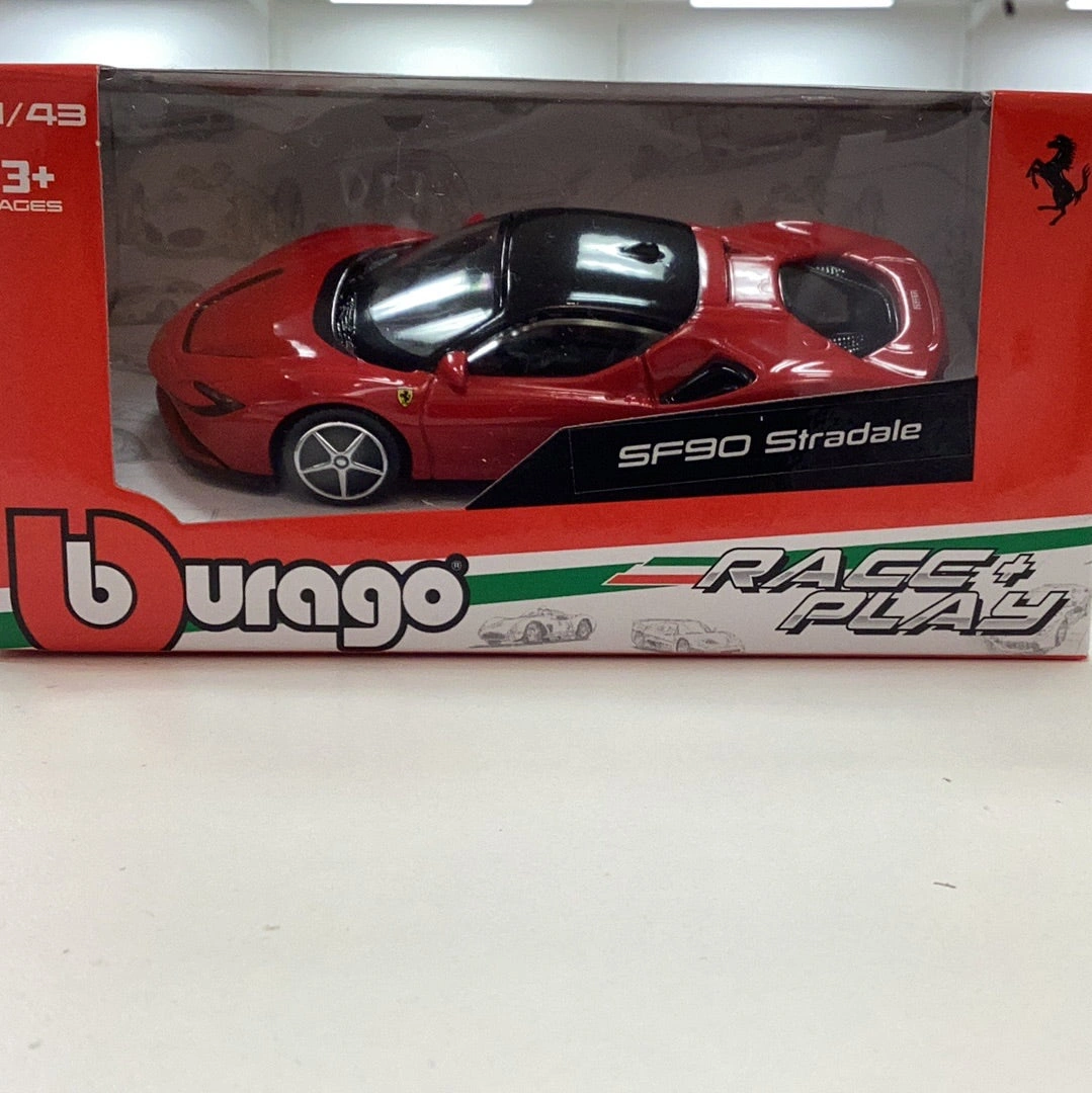 Iconic 1:43 Bburago Ferrari SF90 Dream Car Collectible Model